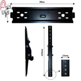 تصویر پایه براکت تی وی جک متحرک دیواری 17 تا 36 اینچ مدل Z5