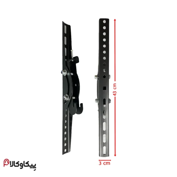 پایه براکت تی وی جک TVJACK نیمه متحرک از 43 تا 75 اینچ مدل Z7 - تصویر 2