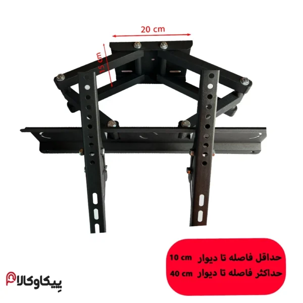 پایه براکت پیکاو پایه دو بازو 32 تا 55 اینچ مدل PM18D - تصویر 4