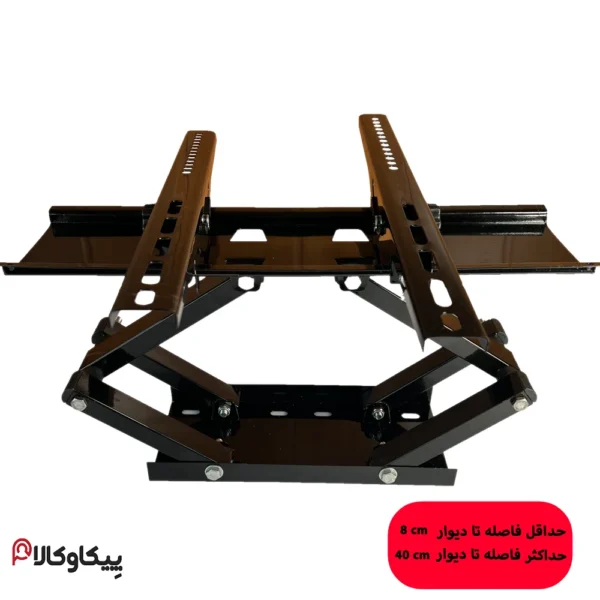 پایه براکت پیکاو پایه دو بازو  تمام متحرک 37 تا 60 اینچ مدل PK220 - تصویر 6