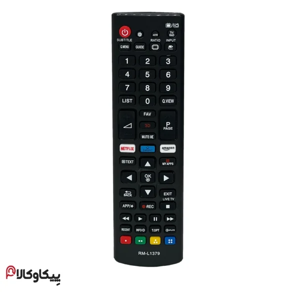 کنترل تلویزیون ال جی LG کوتاه نت فیلیکس دار 1379