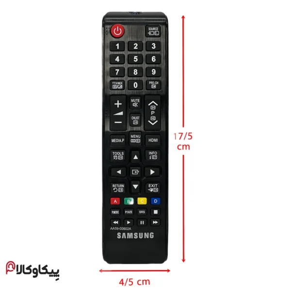 کنترل تلویزیون سامسونگ SAMSUNG کوتاه 1088 - تصویر 2