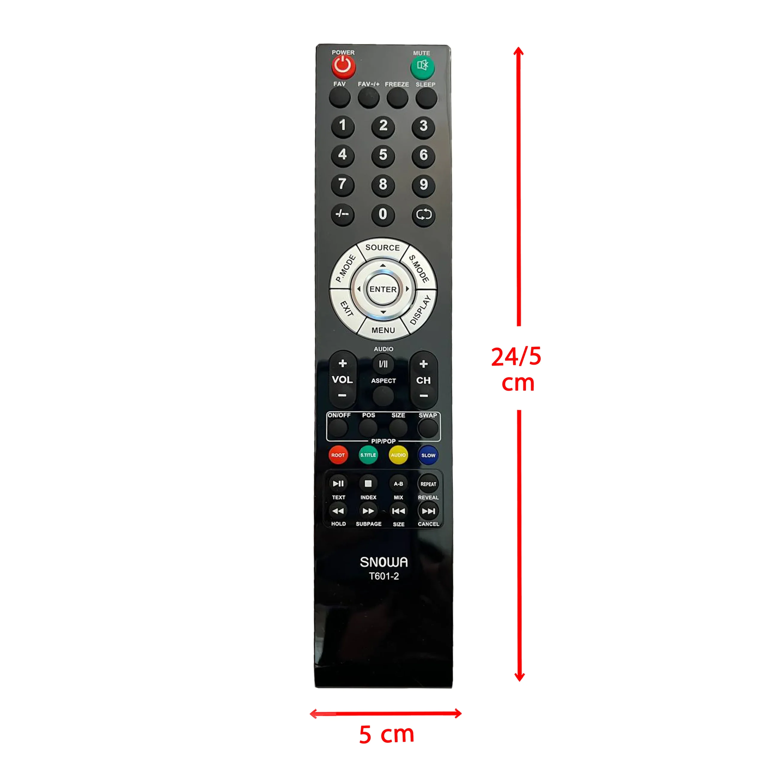 کنترل تلویزیون اسنوا ESNOWA و دوو DEAWOO 601 - تصویر 4