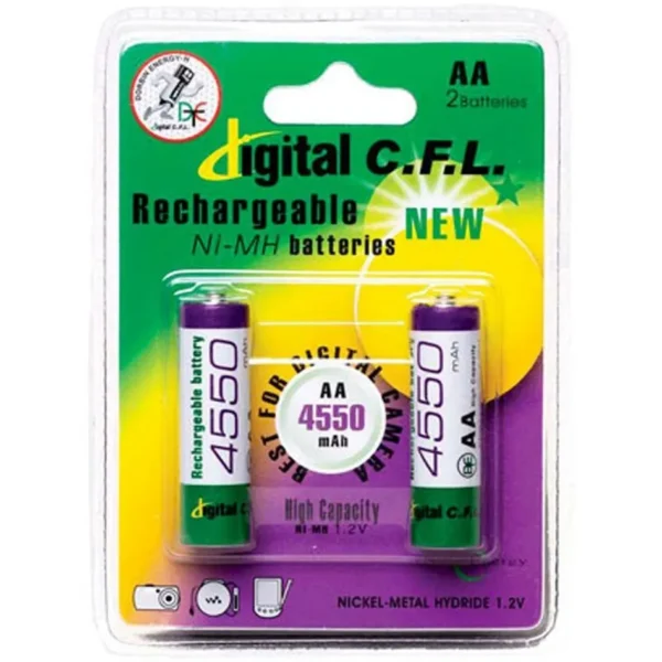 باطری شارژی قلمی 4550 میلی آمپر digital C.F.L