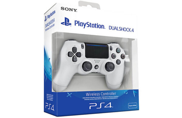 دسته PS4 سفید های کپی با باطری 1000 میلی آمپر و کیفیت بسیار بالا - Image 2