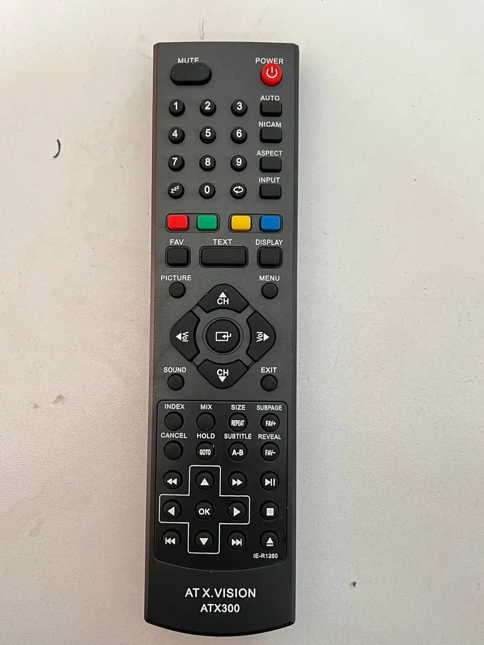 کنترل تلویزیون XVISION ایکس ویژن اجکت دار