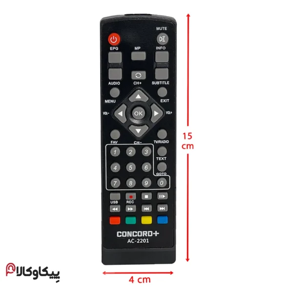 کنترل گیرنده دیجیتال کنکورد 2201 CONCORD - تصویر 4