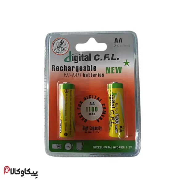 باطری شارژی قلمی 1100 میلی آمپر digital C.F (2)
