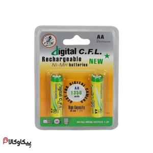 باطری شارژی قلمی 1350 میلی آمپر digital C.F.L