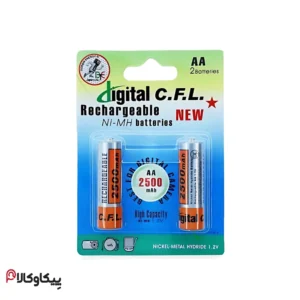 باطری شارژی قلمی 2500 میلی آمپر digital C.F.L