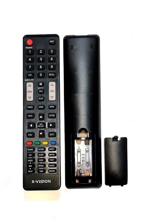 کنترل تلویزیون XVISION ایکس ویژن دکمه طوسی