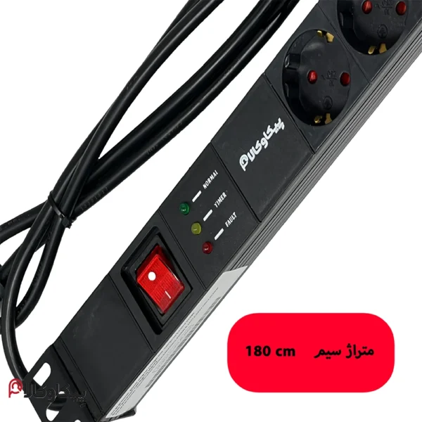 پاور ماژول رکمونت 6 خانه پیکاوکالا مدل PMH6 ( محافظ برق حرفه ای ) - تصویر 6