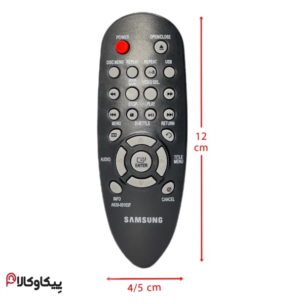 کنترل DVD سامسونگ SAMSUNG 103F تخم مرغی - تصویر 4