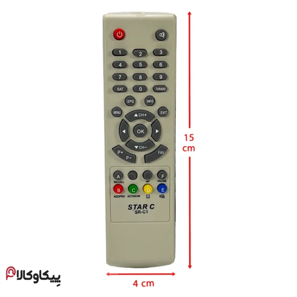 کنترل Starsat 2 دو ردیف عراقی استارست - تصویر 4