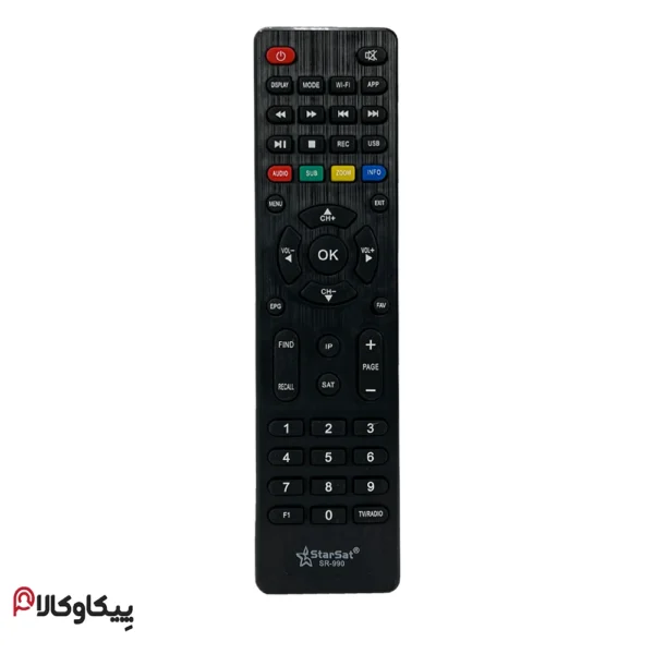 کنترل Starsat 9990 استارست رنگی وسط اصلی میکرو سوئیچی