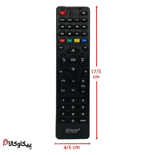 کنترل Starsat 9990 استارست رنگی وسط اصلی میکرو سوئیچی - تصویر 4