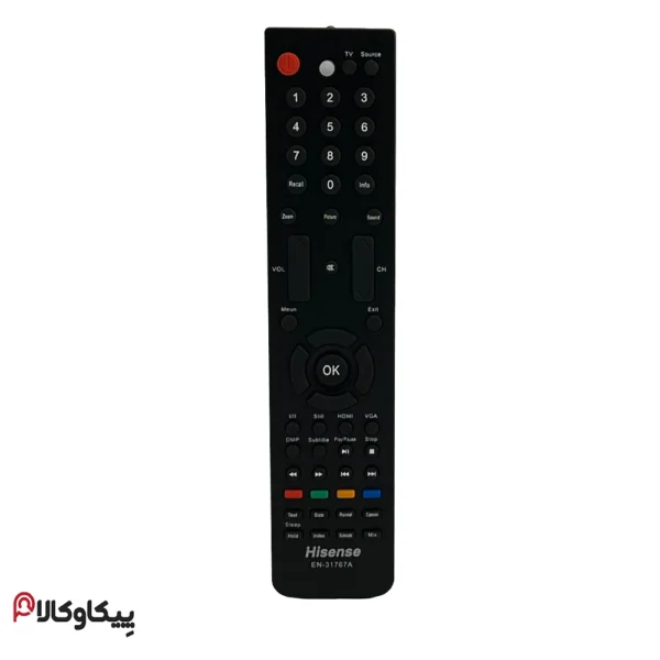 کنترل تلویزیون HISENSE هایسنس 607 بدون کادر