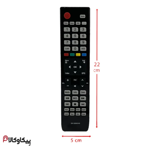 کنترل تلویزیون HISENSE هایسنس 963 دکمه بزرگ - تصویر 4