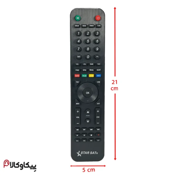 کنترل تلویزیون Starsat طرح 1000 استارست - تصویر 4