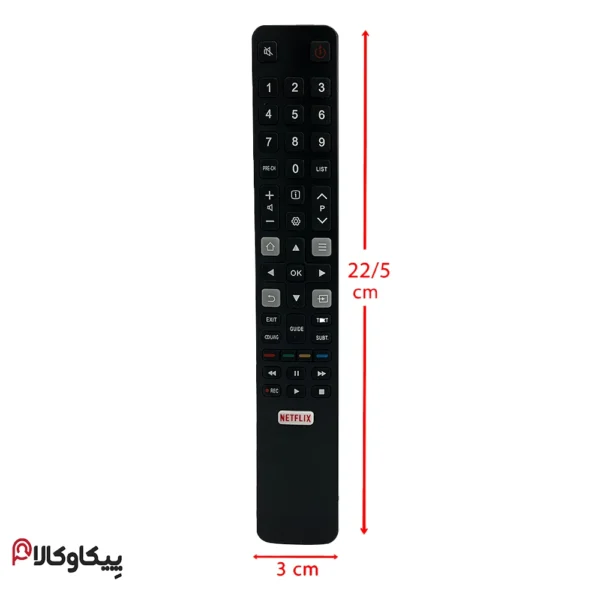 کنترل تلویزیون TCL تی سی ال بلند نت فیلیکس دار - تصویر 3