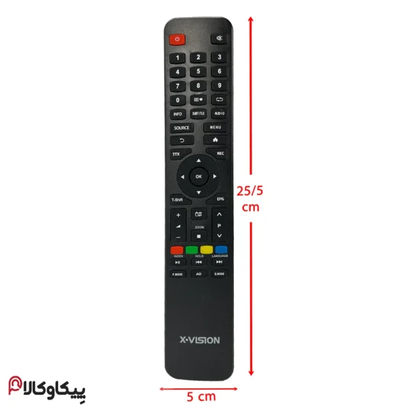 کنترل تلویزیون Xvision ایکس ویژن 1349 بلند موس دار - تصویر 4