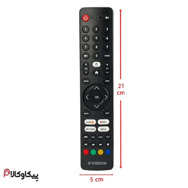 کنترل تلویزیون Xvision ایکس ویژن با دکمه فیلیمو - تصویر 4