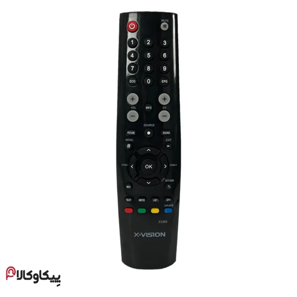 کنترل تلویزیون Xvision ایکس ویژن تخم مرغی تک نوشته