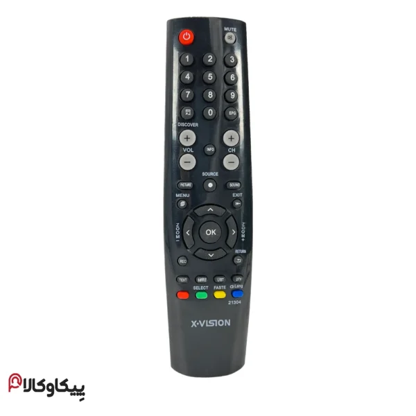 کنترل تلویزیون Xvision ایکس ویژن تخم مرغی سه نوشته