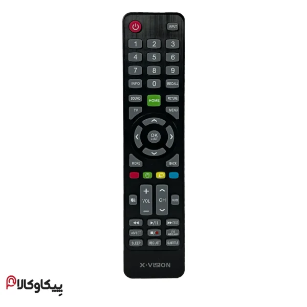 کنترل تلویزیون Xvision ایکس ویژن دکمه سبز