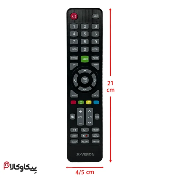 کنترل تلویزیون Xvision ایکس ویژن دکمه سبز - تصویر 4