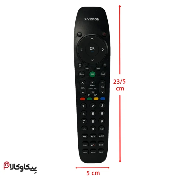کنترل تلویزیون Xvision ایکس ویژن هیوندا اولیو دکمه سبز برعکس - تصویر 4