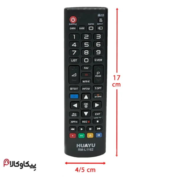 کنترل تلویزیون ال جی LG 1162 با دکمه 3D - تصویر 2