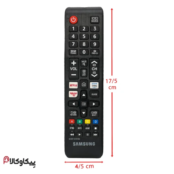 کنترل تلویزیون سامسونگ SAMSUNG کوتاه 1088 نت فیلیکس دار - تصویر 4