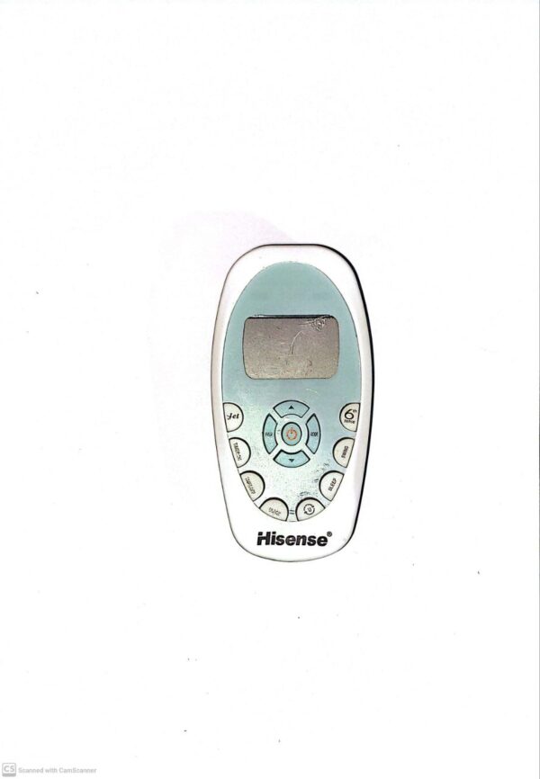 کنترل کولر گازی هایسنس HISENSE کوچک آبی جدید