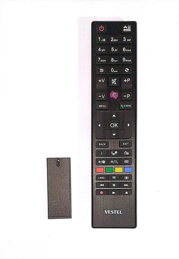 کنترل تلویزیون وستل VESTEL بلند دکمه بنفش