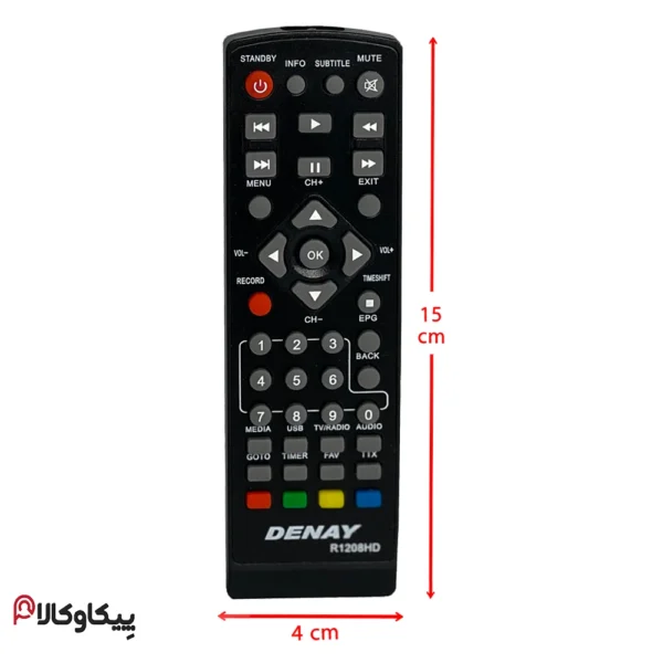 کنترل گیرنده دیجیتال DENAY 1208 دنای - تصویر 4