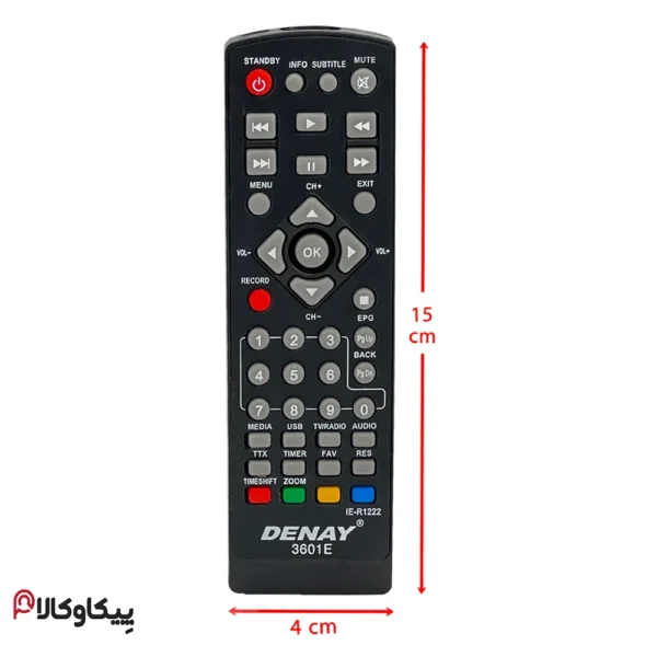 کنترل گیرنده دیجیتال DENAY 3601 دنای - تصویر 4