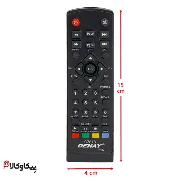 کنترل گیرنده دیجیتال DENAY 7818 دنای معمولی - تصویر 4