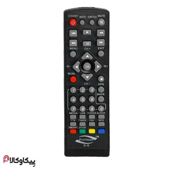 کنترل گیرنده دیجیتال Provision X5 پروویژن