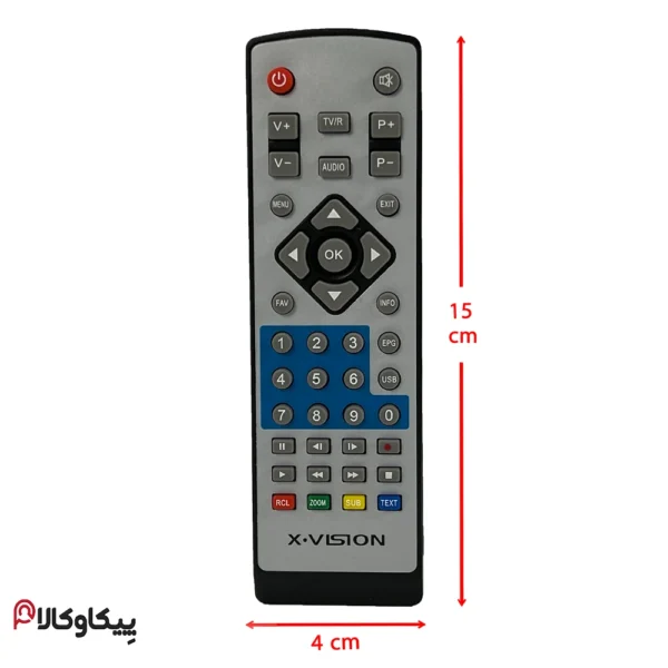 کنترل گیرنده دیجیتال Xvision ایکس ویژن رو سفید - تصویر 6