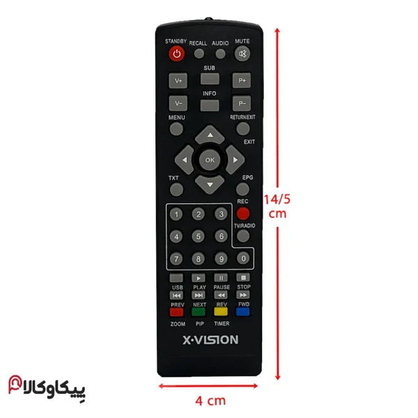 کنترل گیرنده دیجیتال Xvision ایکس ویژن طرح 885 - تصویر 4