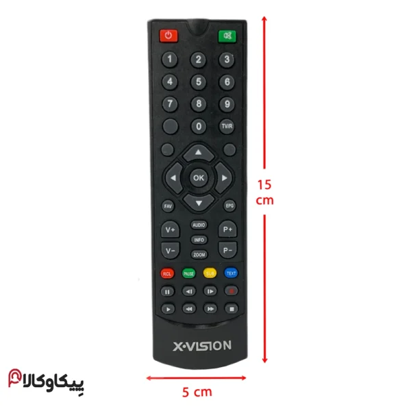 کنترل گیرنده دیجیتال Xvision ایکس ویژن مشکی - تصویر 4