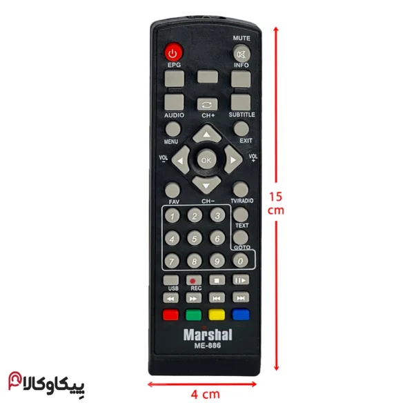 کنترل گیرنده دیجیتال مارشال 886 MARSHAL - تصویر 4