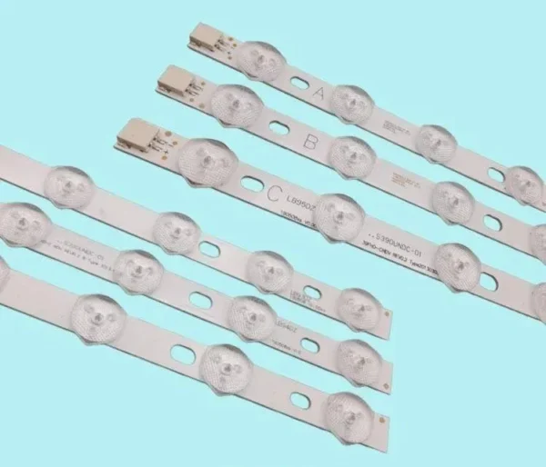 بک لایت تلویزیون توشیبا TOSHIBA 40 اینچ L1333 5*9LED(2*A+2*B+1*C) 3V 354MM