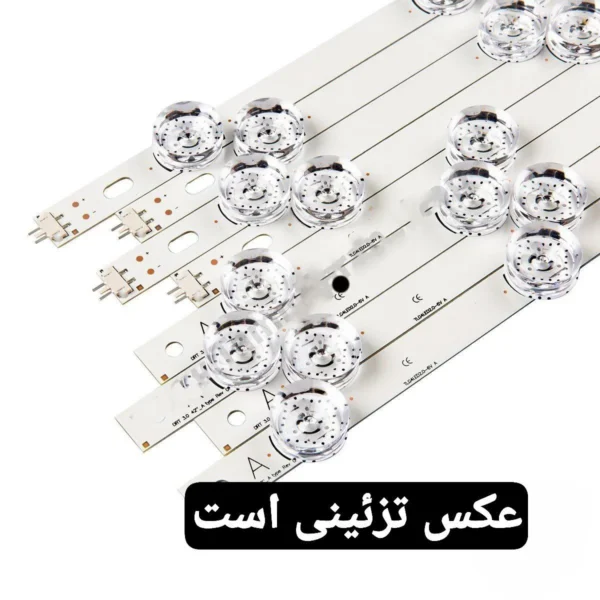 بک لایت تلویزیون تی سی ال TCL 55" P1 9*4LED 6V