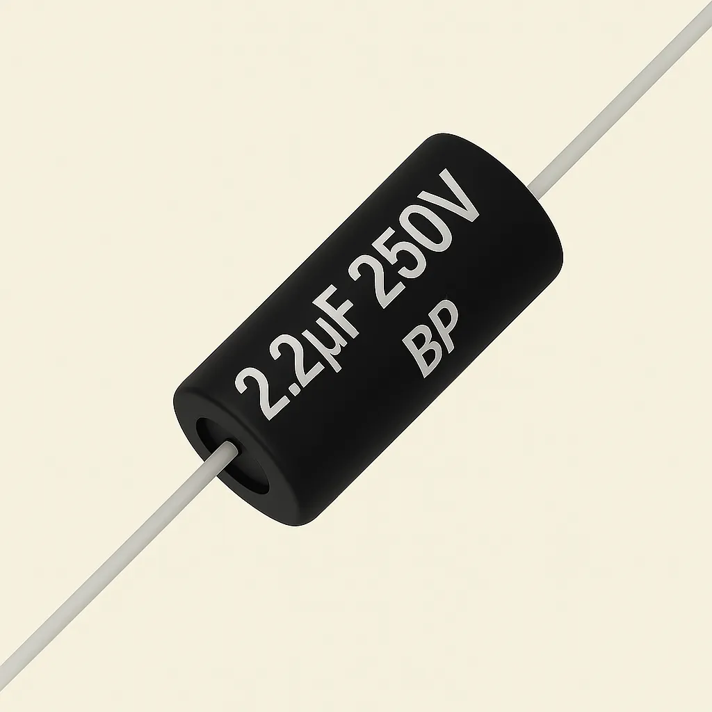 خازن اکسیال 2.2MF 250V BP AXIAL