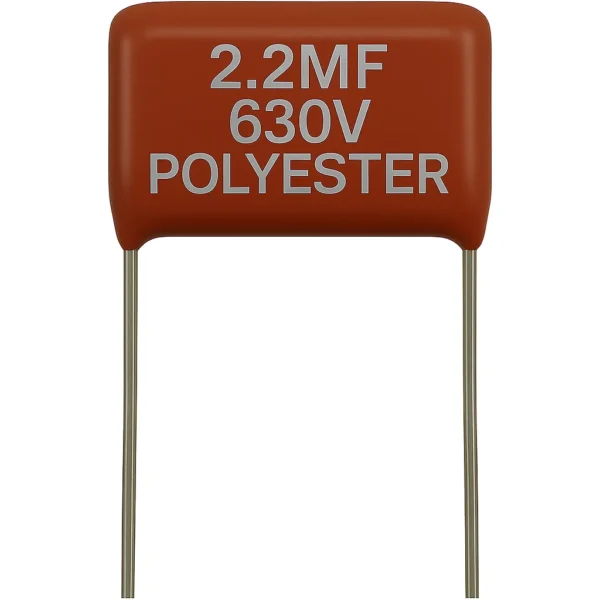 خازن پلی استر 630 ولت 2.2 میکرو فاراد 2.2MF 630V POLISTER