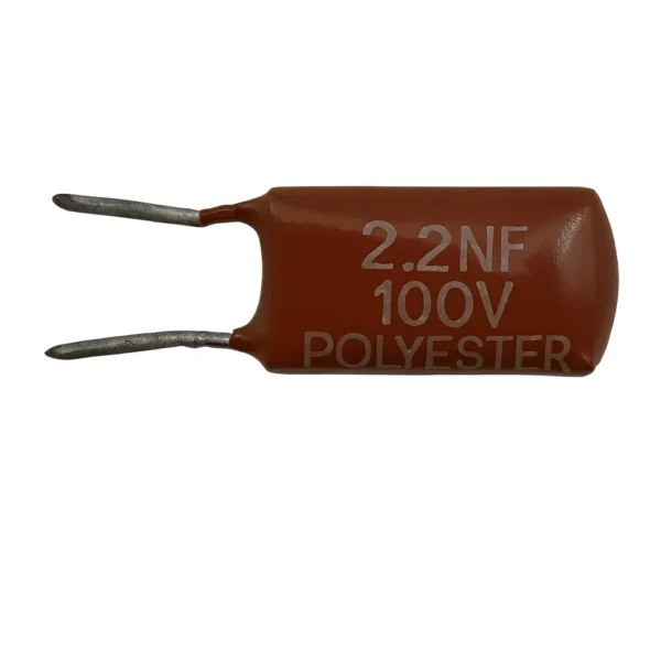 خازن پلی استر 100 ولت 2.2 نانو فاراد 2.2NF 100V POLYESTER