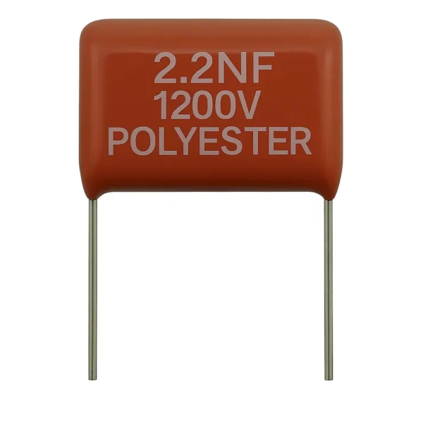 خازن پلی استر 1200 ولت 2.2 نانو فاراد 2.2NF 1200V POLYESTER