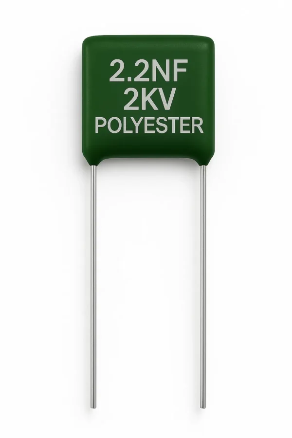 خازن پلی استر 2 کیلو ولت 2.2 نانو فاراد 2.2NF 2KV POLYESTER
